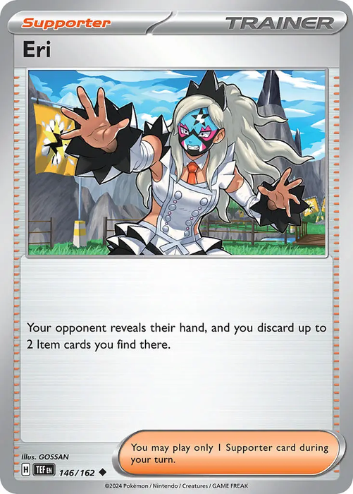 Eri 146/162 Uncommon Reverse Holo Pokemon Card (SV Temporal Forces)