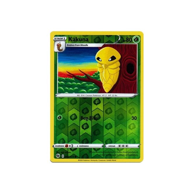 Kakuna 003/073 Common Reverse Holo Pokemon Card (Champions Path)