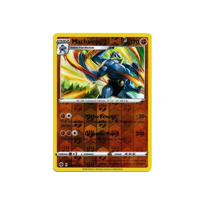 Machamp 026/073 Rare Reverse Holo Pokemon Card (Champions Path)