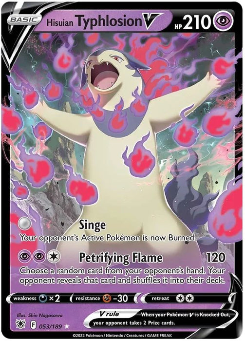 Hisuian Typhlosion V 053/189 Ultra Rare Pokemon Card (SWSH Astral Radiance)
