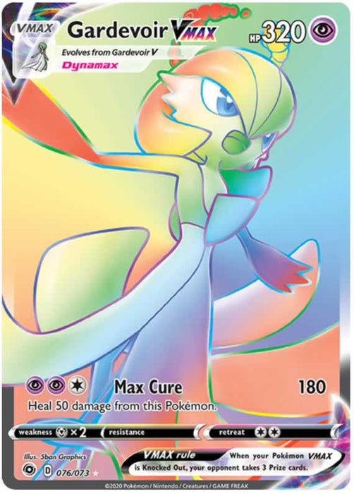Gardevoir VMAX 076/073 Secret Rare Pokemon Card (Champions Path)