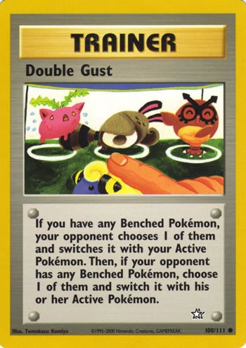 Double Gust 100/111 Common Pokemon Card (Neo Genesis)