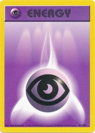 Psychic Energy 101/102 Pokemon Card (Base Set)