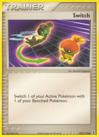 Switch 102/113 Common Pokemon Card (EX Delta Species)