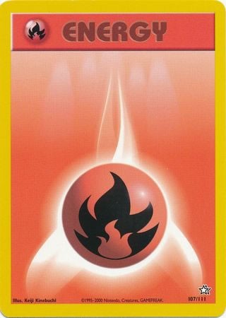 Fire Energy 107/111 (Pokemon Neo Genesis)