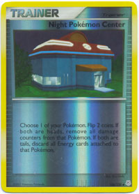 Night Pokemon Center 108/130 Uncommon Reverse Holo Pokemon Card (Diamond & Pearl)