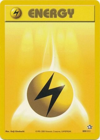 Lightning Energy 109/111 (Pokemon Neo Genesis)