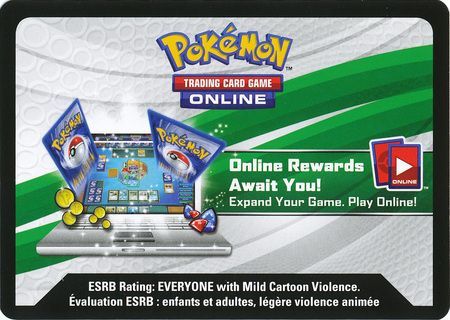 Rayquaza EX Box Online Code Card