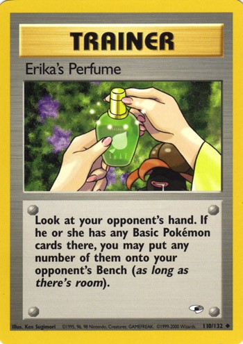 Erika's Perfume 110/132 Uncommon Pokemon Card (Gym Heroes)