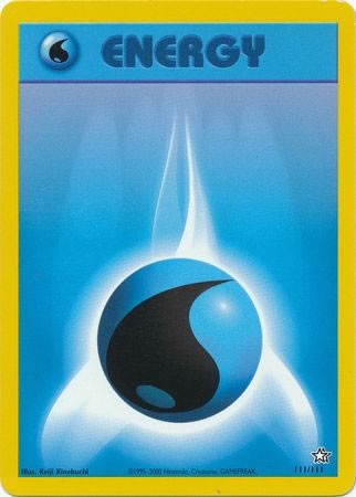 Water Energy 111/111 (Pokemon Neo Genesis)
