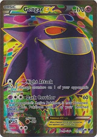 Gengar EX 114/119 Ultra Rare Pokemon Card (XY Phantom Forces)