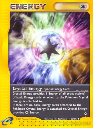 Crystal Energy 146/147 Uncommon Pokemon Card (Aquapolis)