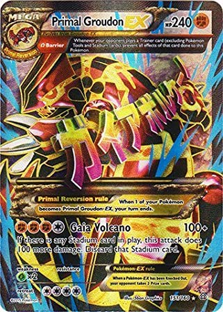 Primal Groudon EX 151/160 Ultra Rare Pokemon Card (XY Primal Clash)