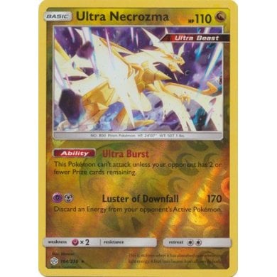 Ultra Necrozma 164/236 Rare Holo Reverse Holo Pokemon Card (Cosmic Eclipse)