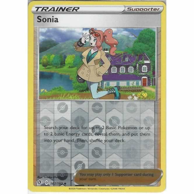 Sonia 167/192 Pokemon Card (SWSH Rebel Clash)