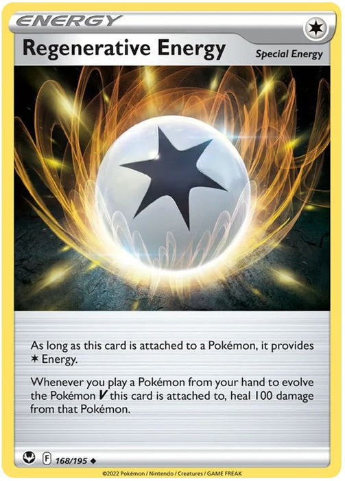 Regenerative Energy 168/195 Uncommon Pokemon Card (SWSH Silver Tempest)