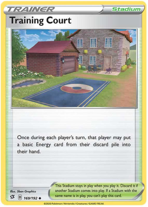 Training Court 169/192 Pokemon Card (SWSH Rebel Clash)