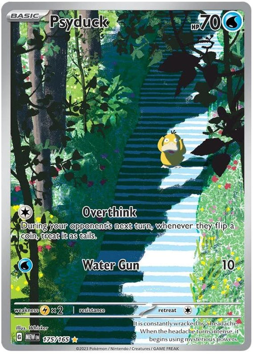 Psyduck 175/165 Illustration Rare Pokemon Card (Pokemon SV 151)