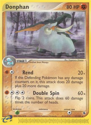 Donphan 17/109 Rare Pokemon Card (EX Ruby & Sapphire)
