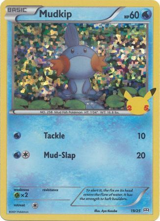 Mudkip 19/25 Holo Pokemon Card (McDonalds Collection 2021)