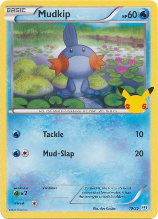Mudkip 19/25 Non-Holo Pokemon Card (McDonalds Collection 2021)