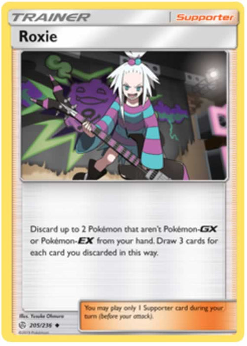 Roxie 205/236 Uncommon Pokemon Card (Cosmic Eclipse)