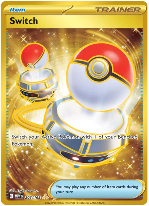 Switch 206/165 Hyper Rare Pokemon Card (Pokemon SV 151)