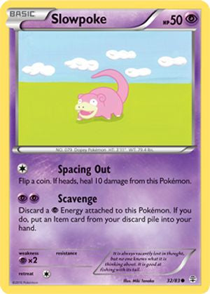 Slowpoke 32/83 Common Pokemon Card (Generations)