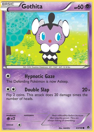 Gothita 43/98 Common Pokemon Card (Emerging Powers)