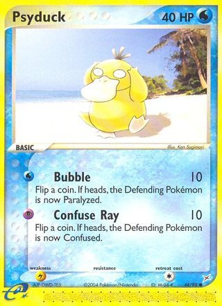 Psyduck 44/95 Common Pokemon Card (EX Team Magma vs. Team Aqua)