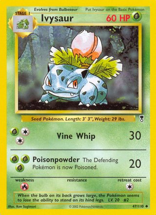 Ivysaur 47/110 Uncommon Pokemon Card (Legendary Collection)