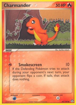 Charmander 48/108 Common Pokemon Card (EX Power Keepers)