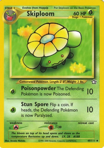 Skiploom 49/111 Uncommon Pokemon Card (Neo Genesis)
