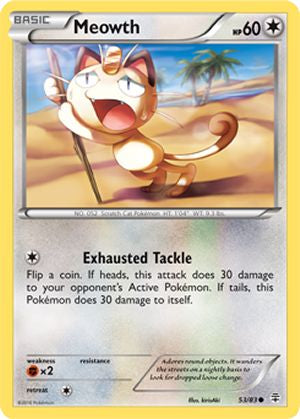 Meowth 53/83 Common Pokemon Card (Generations)