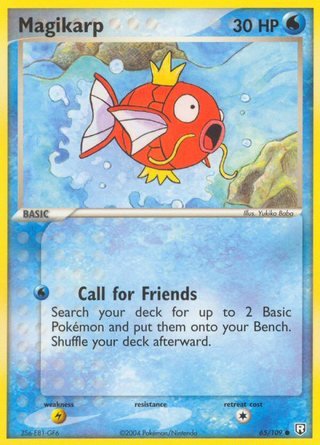 Magikarp 65/109 Common Pokemon Card (EX Team Rocket Returns)