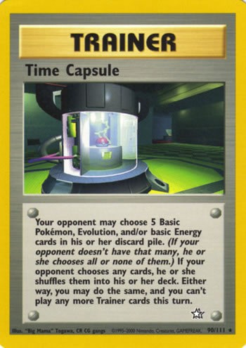 Time Capsule 90/111 Rare Pokemon Card (Neo Genesis)