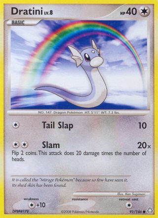 Dratini 91/146 Common Pokemon Card (Legends Awakened)
