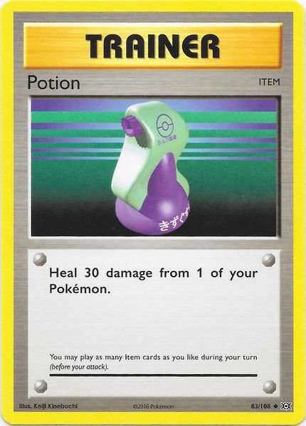 Potion 94/102 Common Pokemon Card (Base Set)