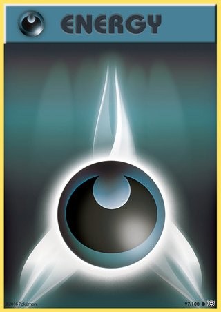 Darkness Energy 97/108 Common Reverse Holo Pokemon Card (XY Evolutions)