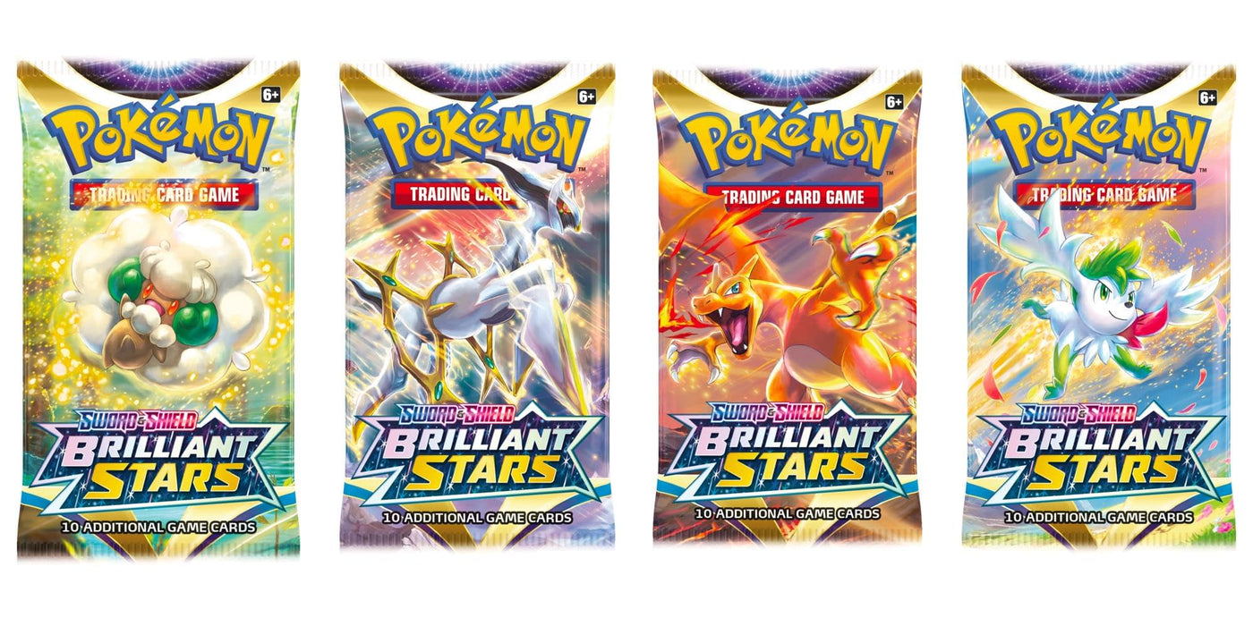 Pokemon TCG SWSH Brilliant Stars Booster Pack (10 Additional Game Cards)