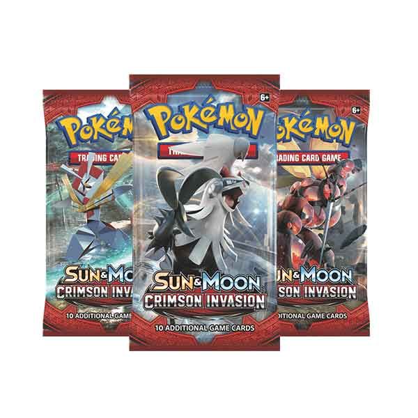 Pokemon Sun & Moon: Crimson Invasion Booster Pack (10 Cards)