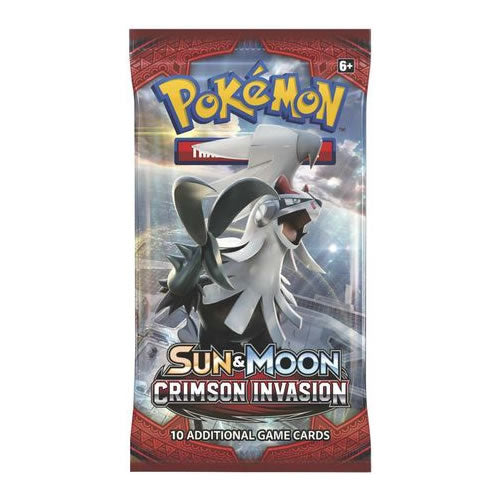 Pokemon Sun & Moon: Crimson Invasion Booster Pack (10 Cards)
