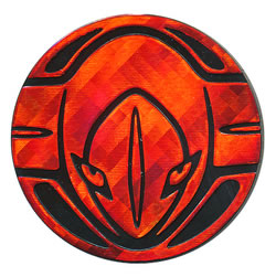 Official Pokemon Coin - Deoxys Red Sparkling Coin