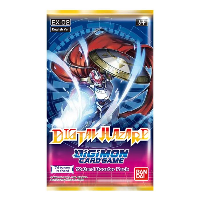 Digimon Card Game: Digital Hazard Booster Pack EX-02 (12 Cards)