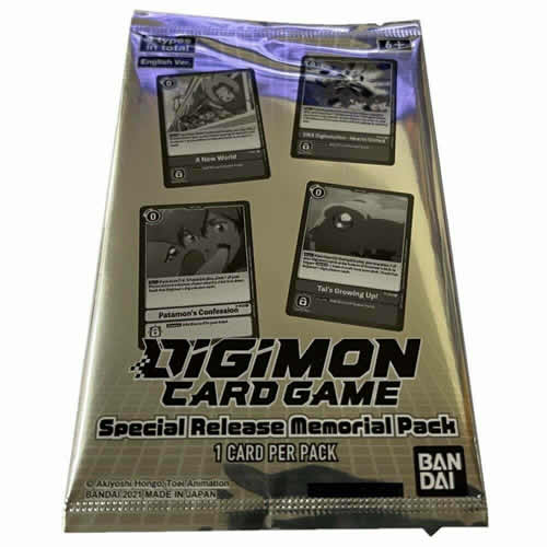 Digimon TCG Special Release Memorial Pack (1 Card per Pack)