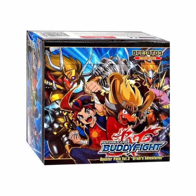 Future Card Buddyfight Booster Set Vol. 3 - Drum's Adventures Box (30 Booster Packs)