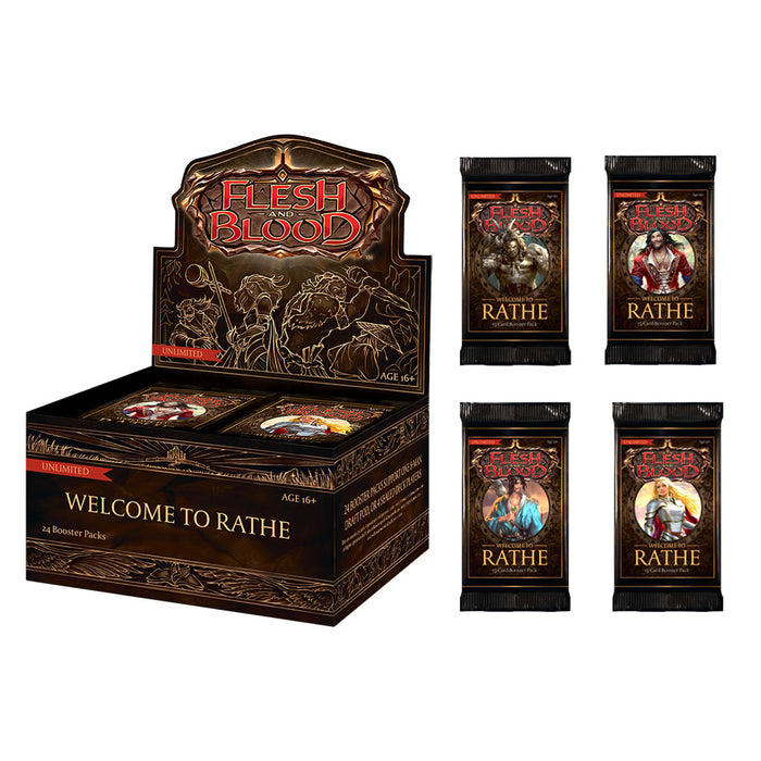Flesh & Blood: Welcome to Rathe Booster Box (24 Booster Packs)
