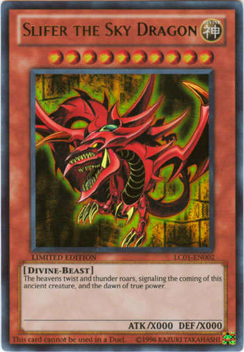 Slifer the Sky Dragon LC01-EN002 Limited Edition (YGO Legendary Collection)