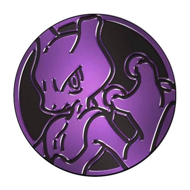 Mewtwo Purple Pokemon Coin