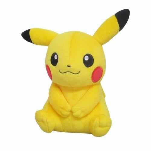 Pikachu 7" Plush Toy PP165 Sanei Pokemon All Star Collection (Japanese)